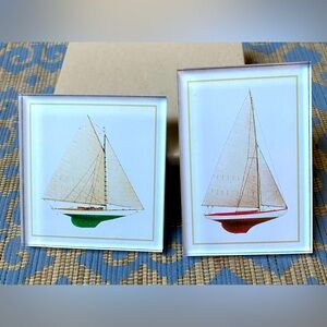 Acrylic Sailboat Magnets